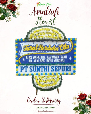 Papan Bunga Duka di Petogogan
