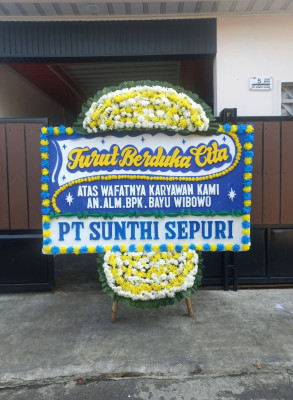 Papan Bunga Duka di Petogogan