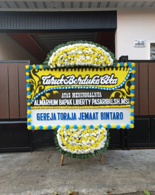Papan Bunga Duka di Petogogan